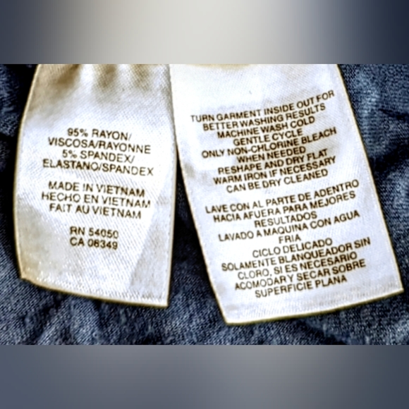 👗Jones New York Knee Length Dress Long Sleeve and Tie Waist - Picture 7 of 7